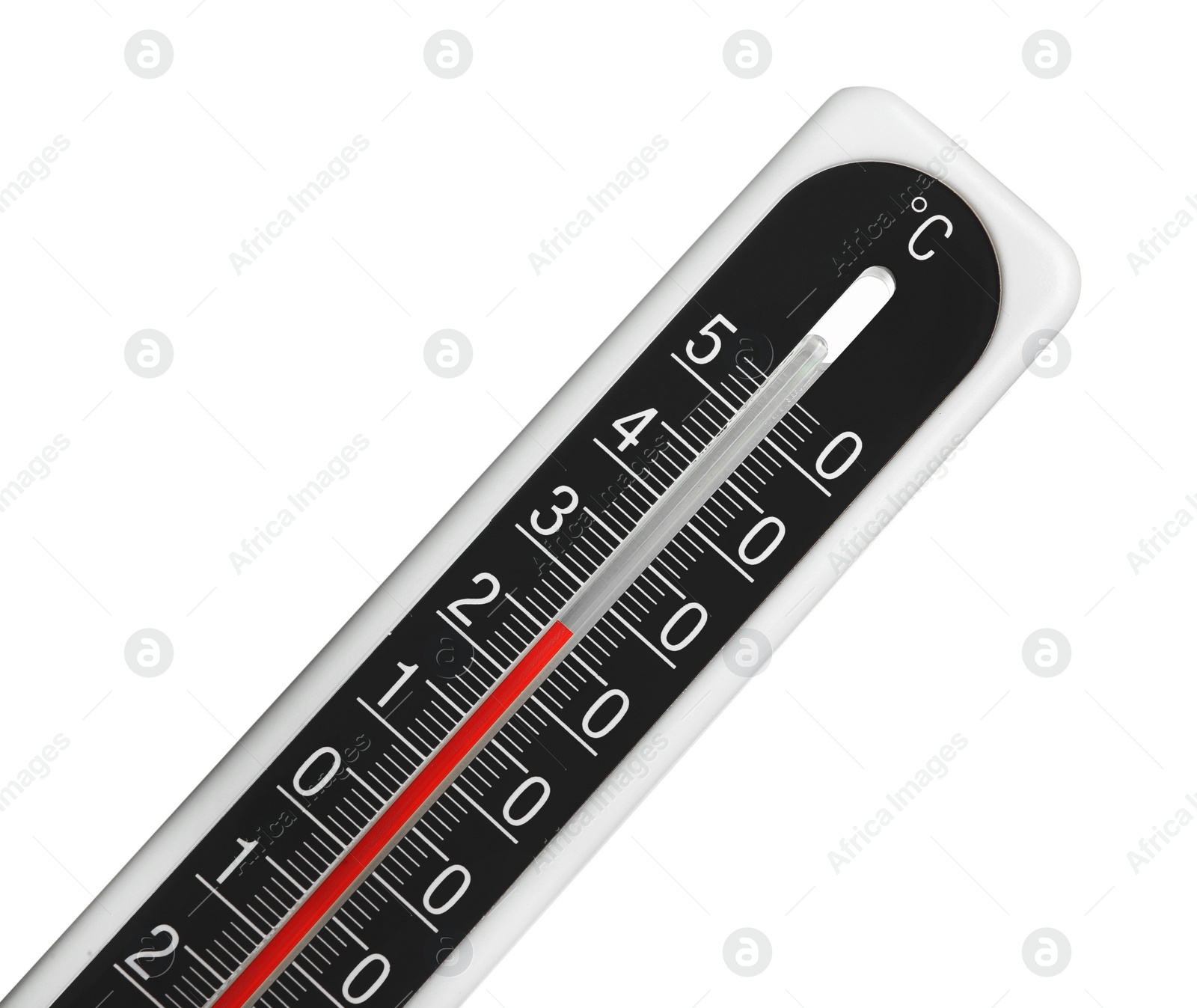 Photo of Weather thermometer on white background