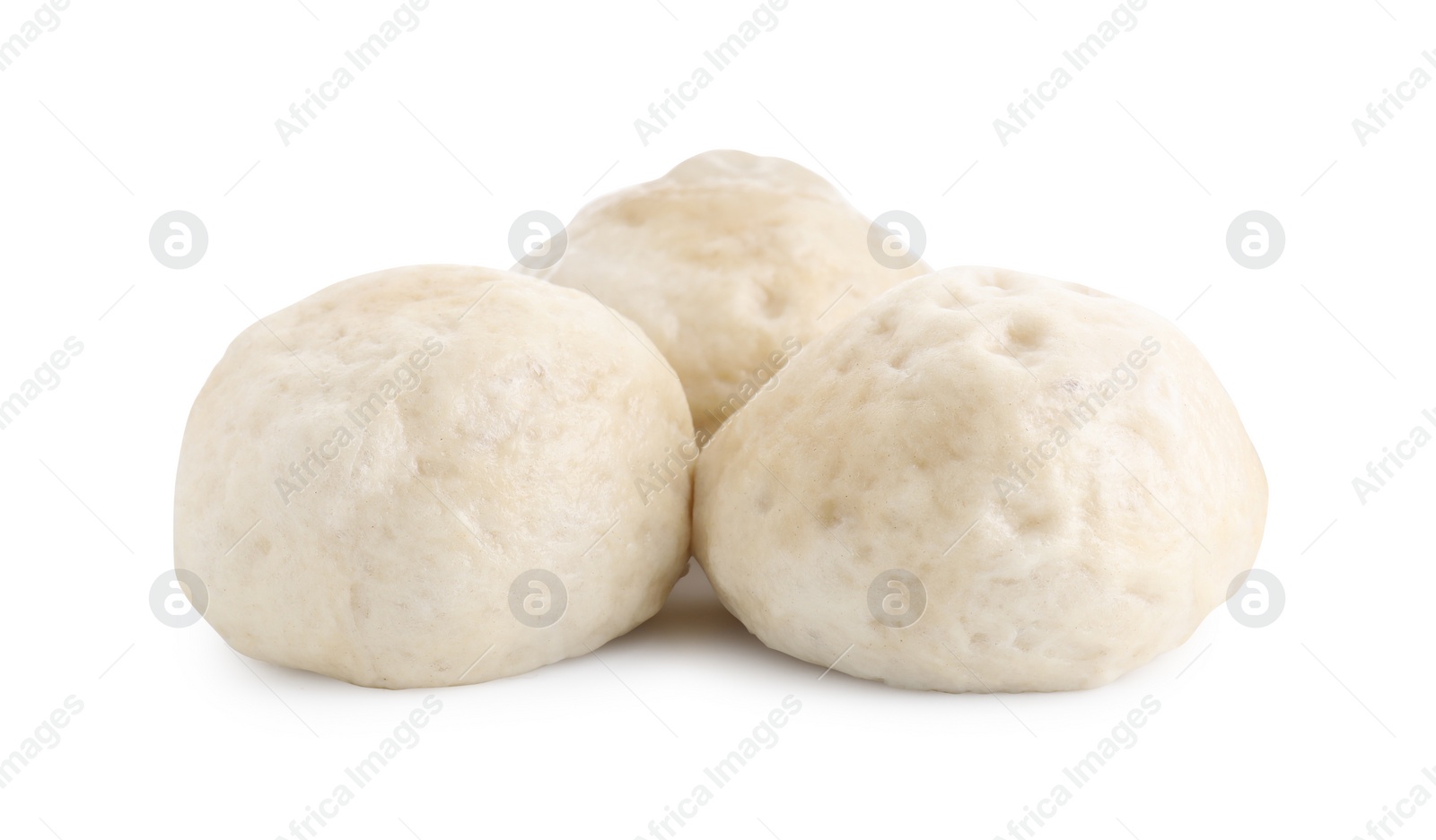 Photo of Delicious chinese steamed buns isolated on white