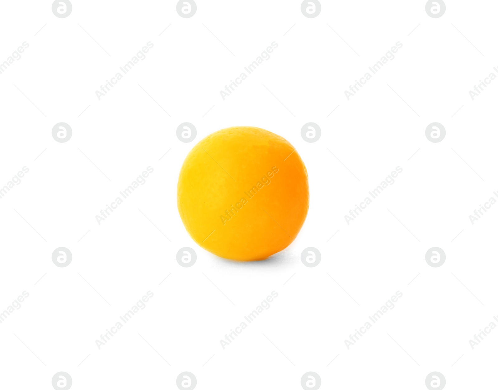 Photo of Color pill isolated on white. Medical treatment