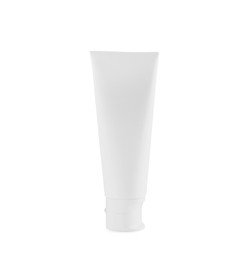 Photo of Blank tube of toothpaste isolated on white