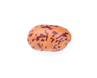 Photo of One raw kidney bean isolated on white