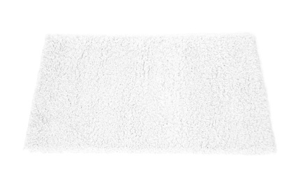 Photo of Light carpet on white background