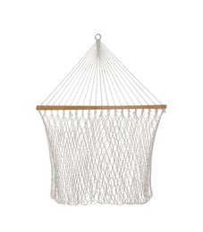 Comfortable hammock on white background