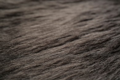 Photo of Beautiful faux fur as background, closeup view