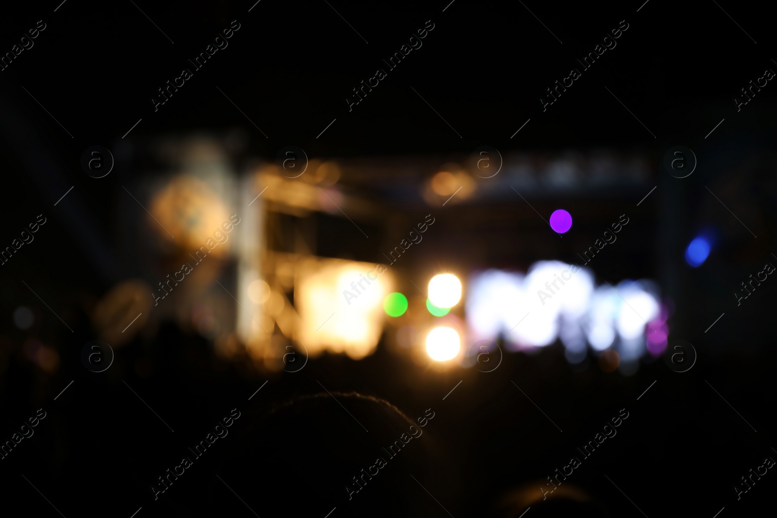 Photo of Blurred view of open air festival