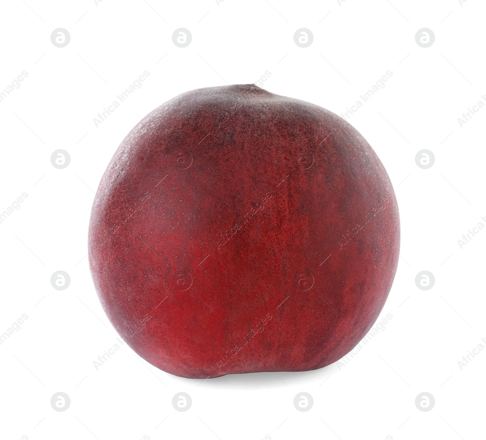 Photo of Delicious ripe sweet peach isolated on white