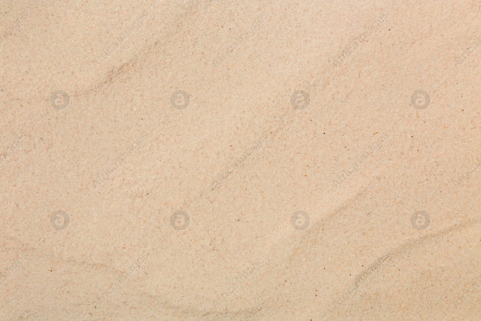 Photo of Dry beach sand as background, top view