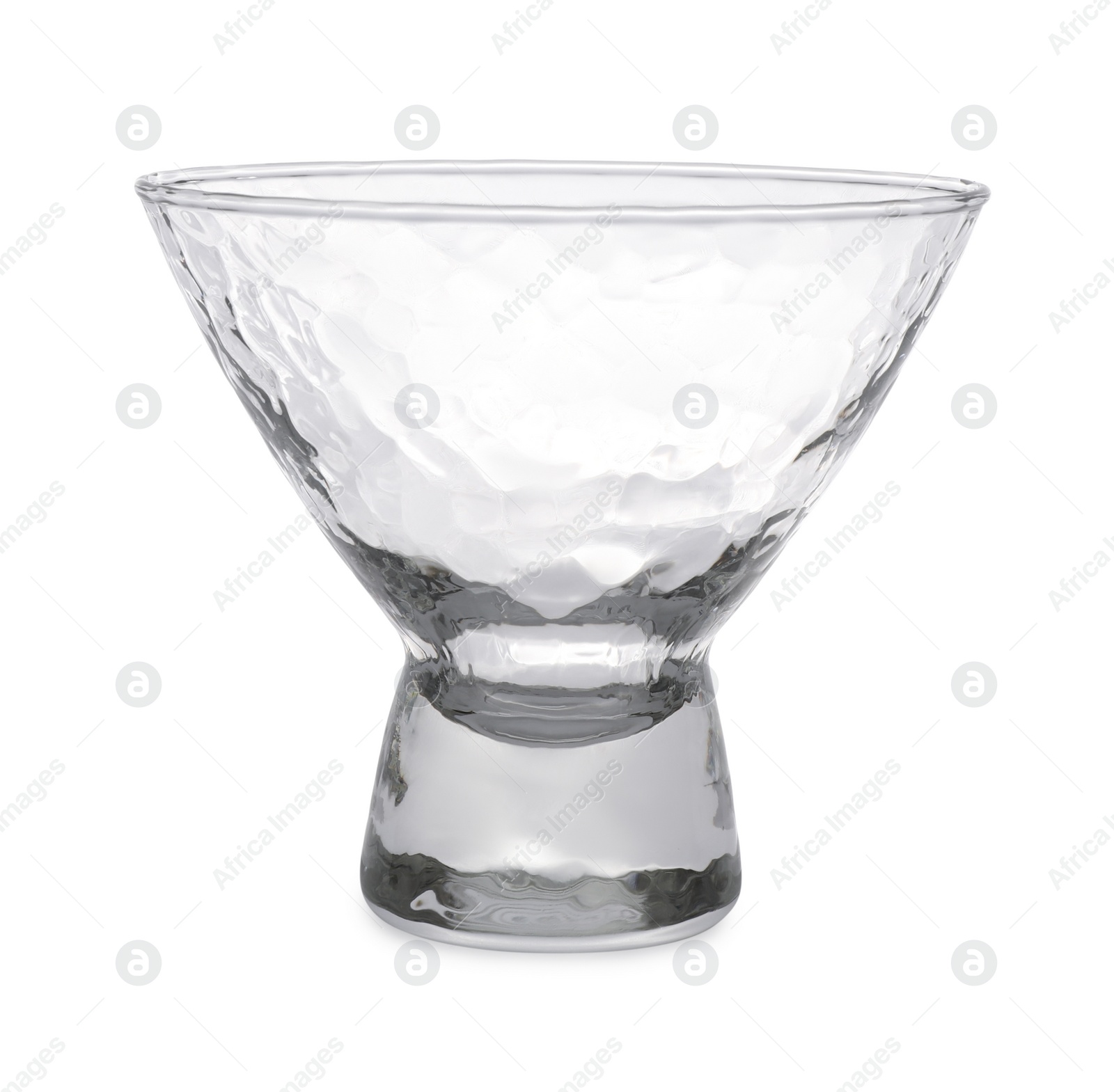 Photo of Empty clean glass bowl isolated on white