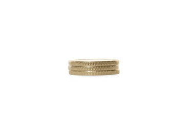 Photo of Stack of coins on white background. Investment concept