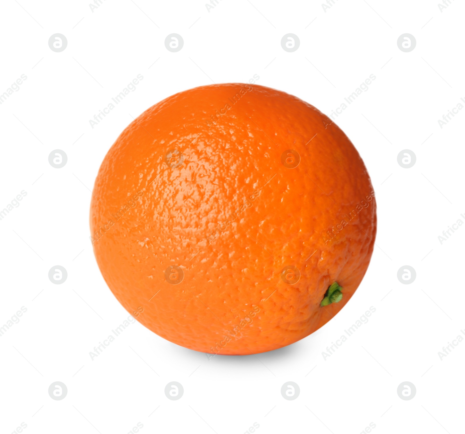 Photo of Delicious fresh ripe orange isolated on white