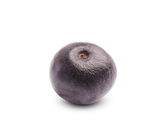 Fresh acai berry on white background