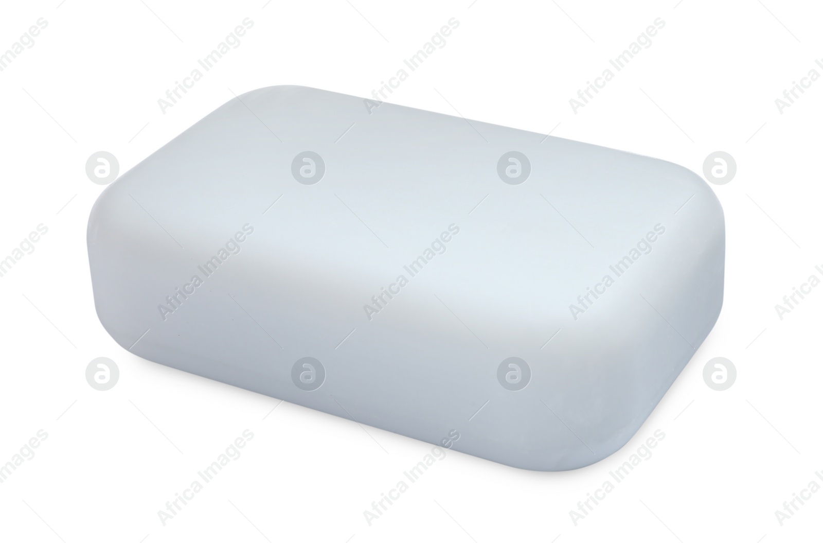 Photo of Soap bar on white background. Personal hygiene