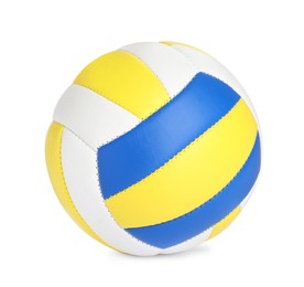 Photo of New leather volleyball ball isolated on white
