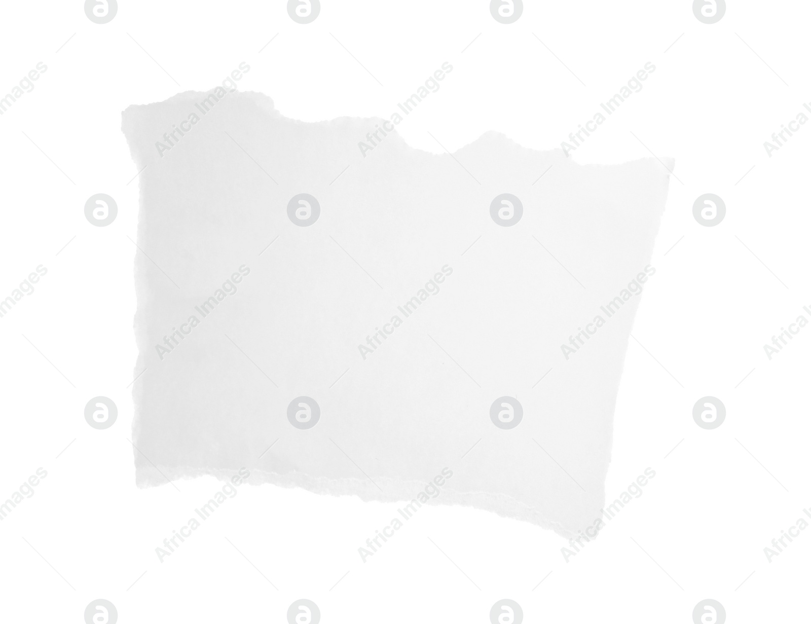 Photo of Piece of paper on white background. Space for text