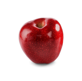 Photo of Fresh juicy red apple isolated on white