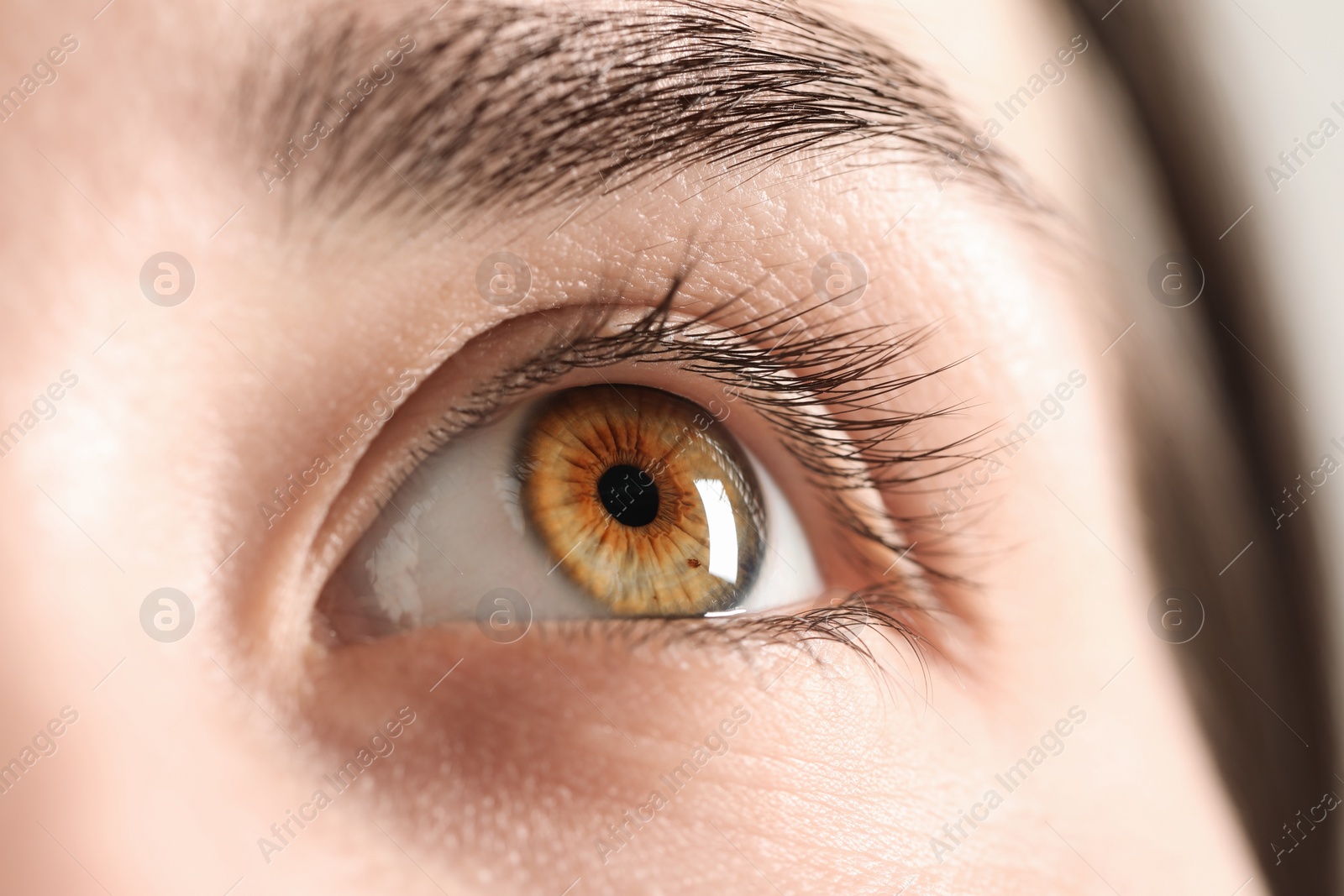 Photo of Macro photo of woman with beautiful eyes