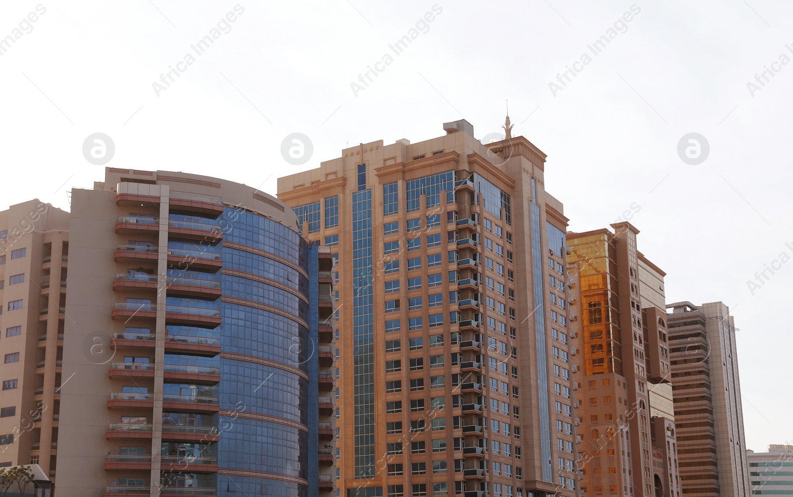 Photo of DUBAI, UNITED ARAB EMIRATES - NOVEMBER 06, 2018: Cityscape with modern buildings