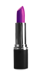 Image of Bright lipstick on white background. Professional makeup product 