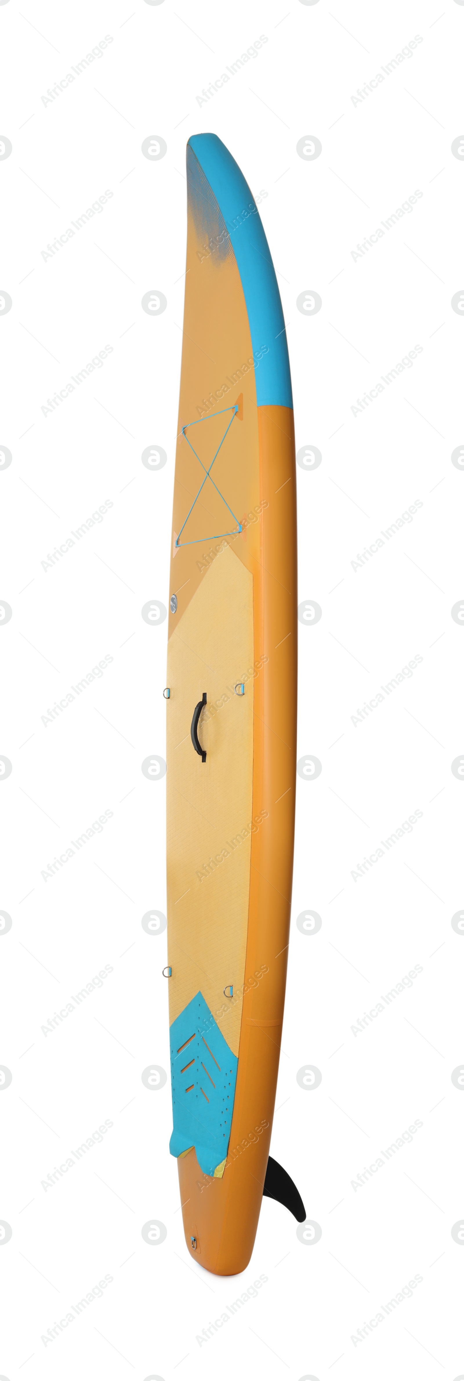 Photo of One SUP board isolated on white. Water sport