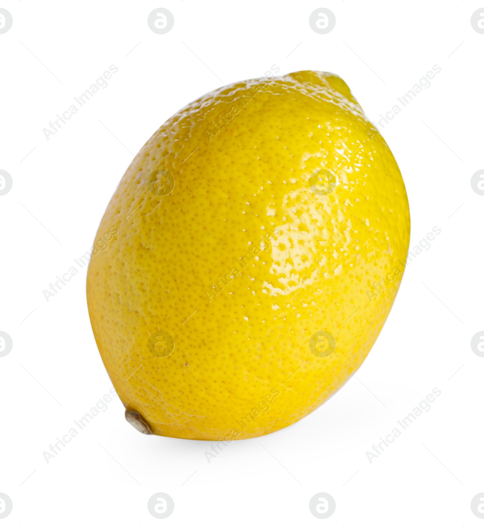 Photo of Fresh lemon isolated on white. Citrus fruit