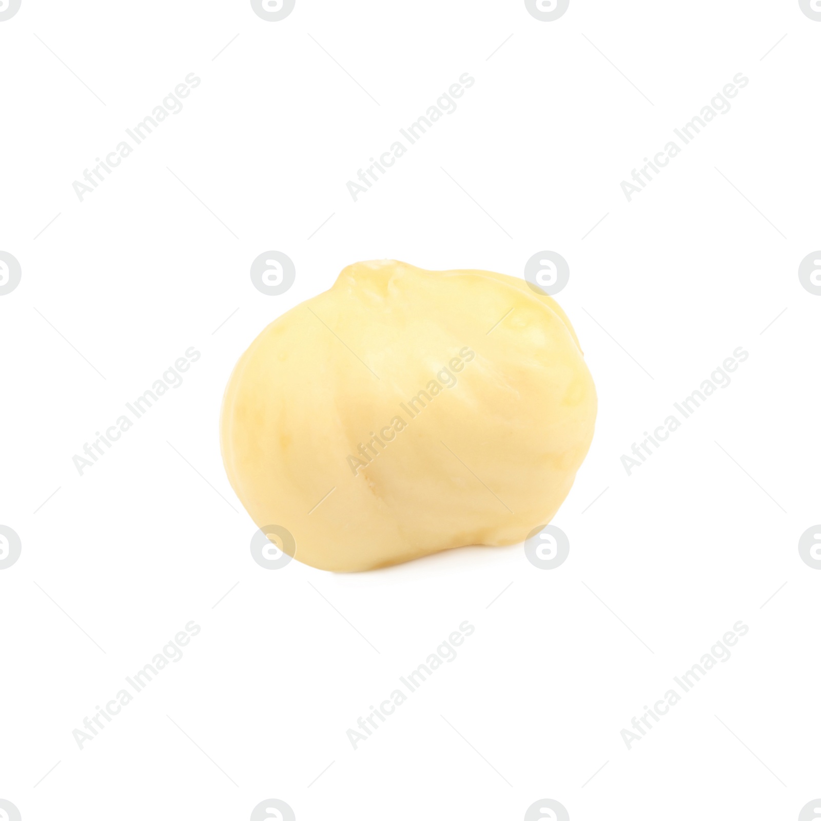 Photo of Tasty organic hazelnut on white background. Healthy snack