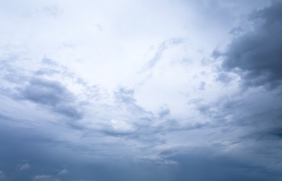 Beautiful view of sky with grey clouds