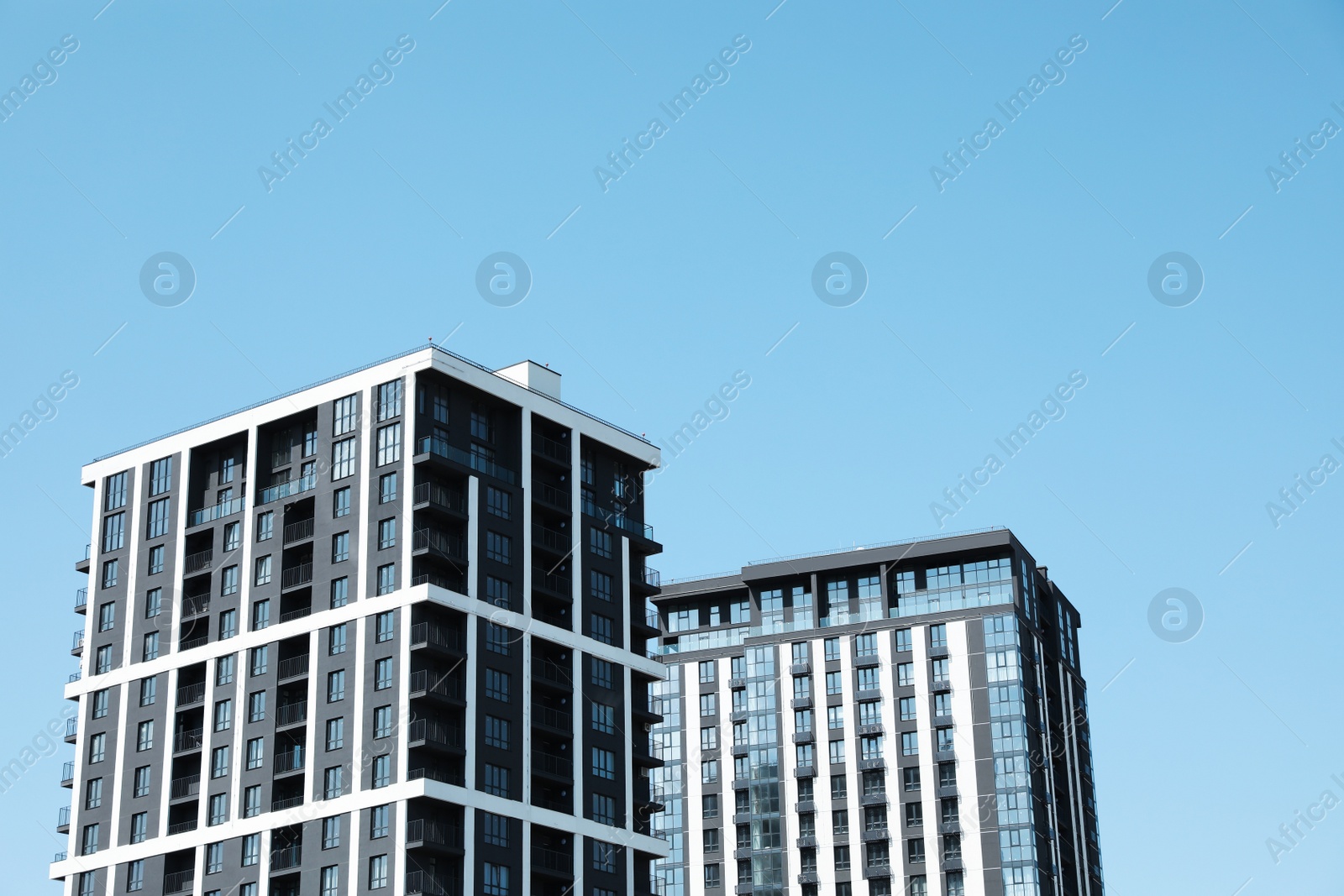 Photo of Beautiful view of modern buildings on sunny day