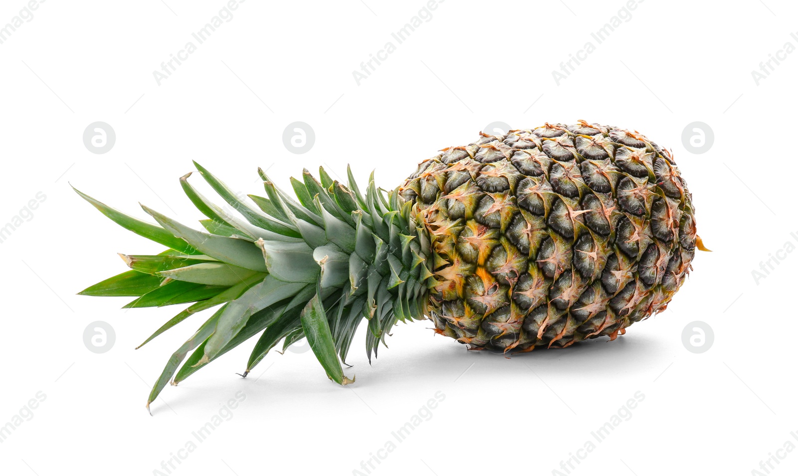 Photo of Fresh pineapple on white background