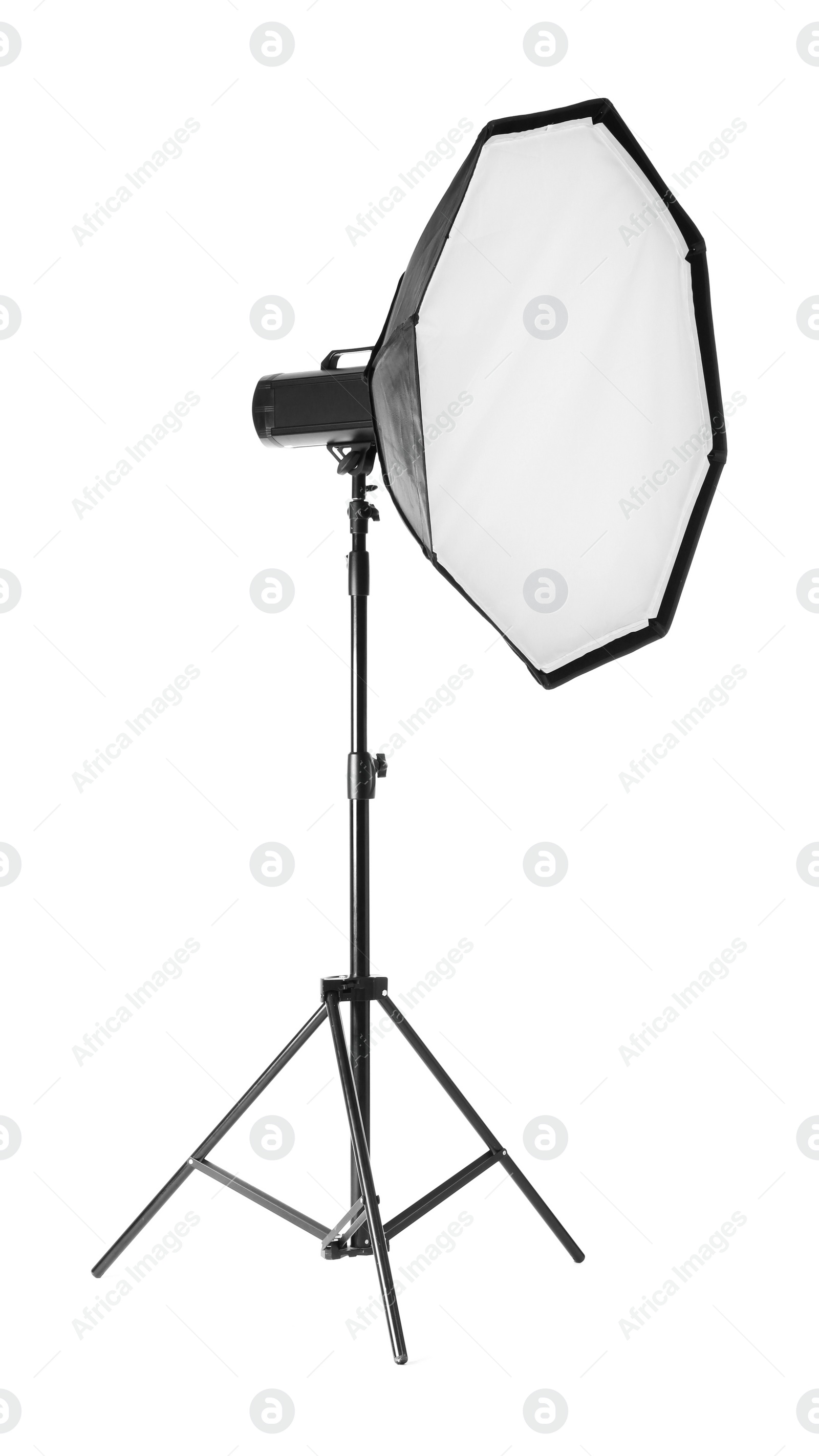 Photo of Studio lighting on white background. Food photography