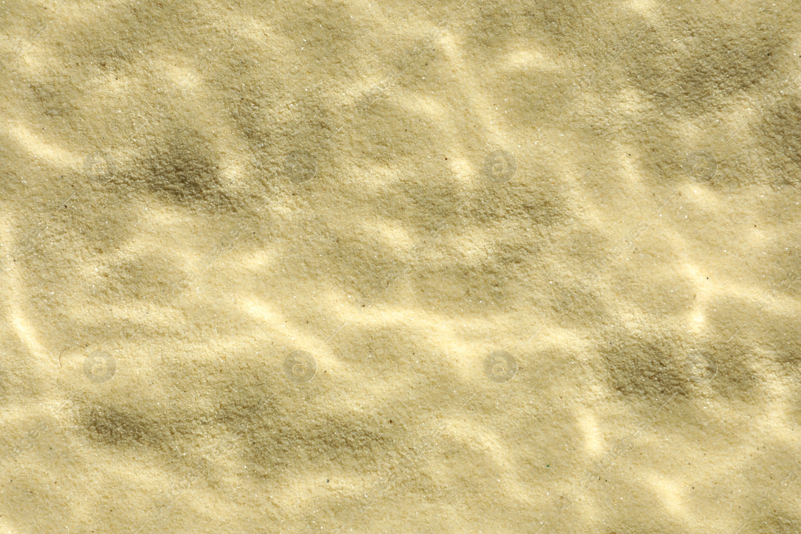 Photo of Sand under water as background, top view