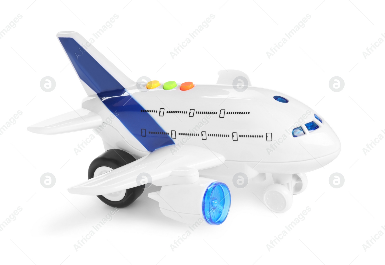 Photo of Toy plane isolated on white. Export concept