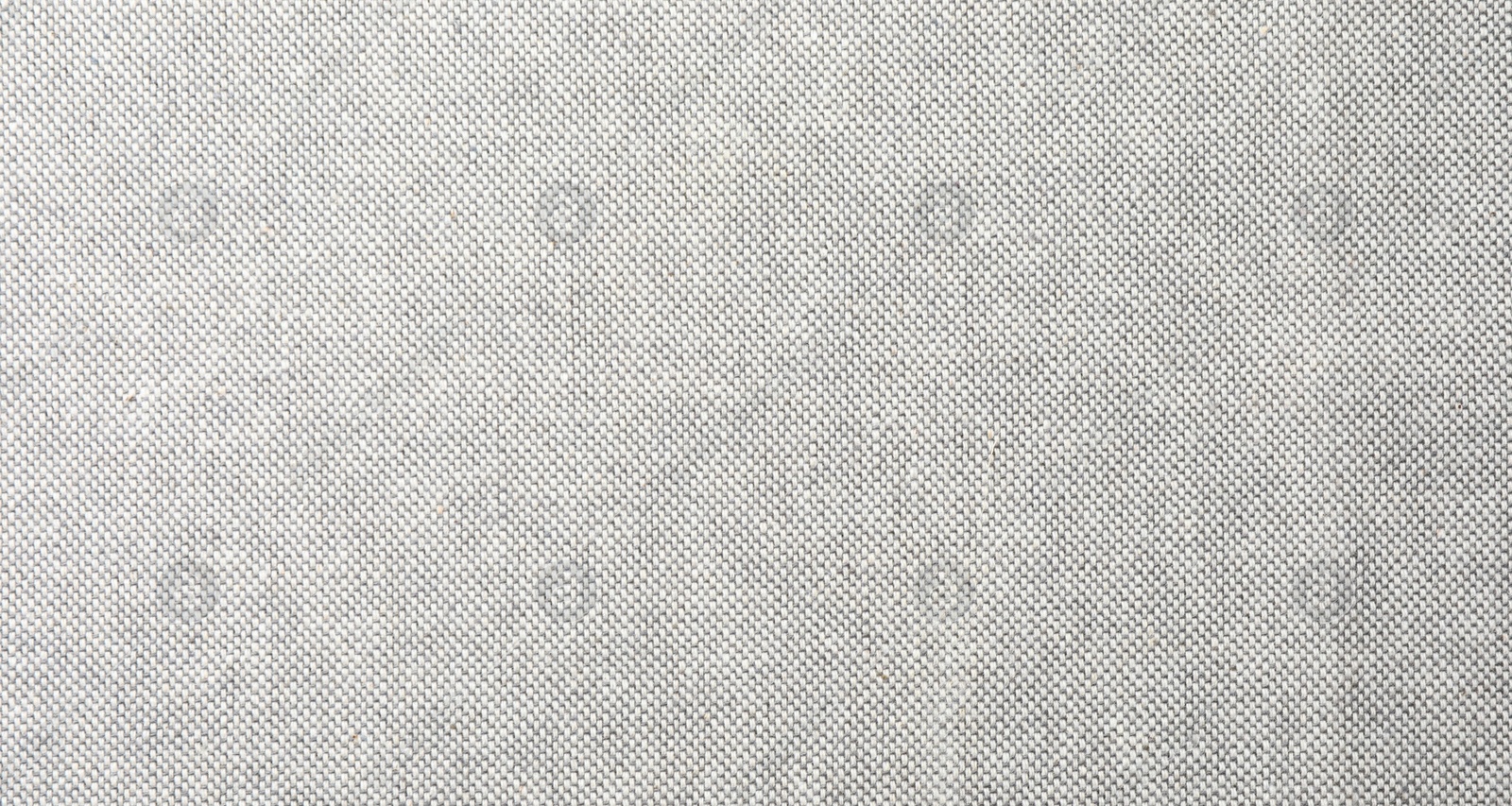 Photo of Texture of grey fabric as background, top view