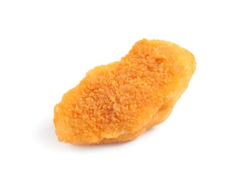 Photo of Delicious fried chicken nugget isolated on white