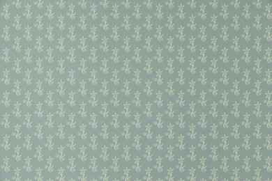 Illustration of Ash gray color wallpaper with floral pattern