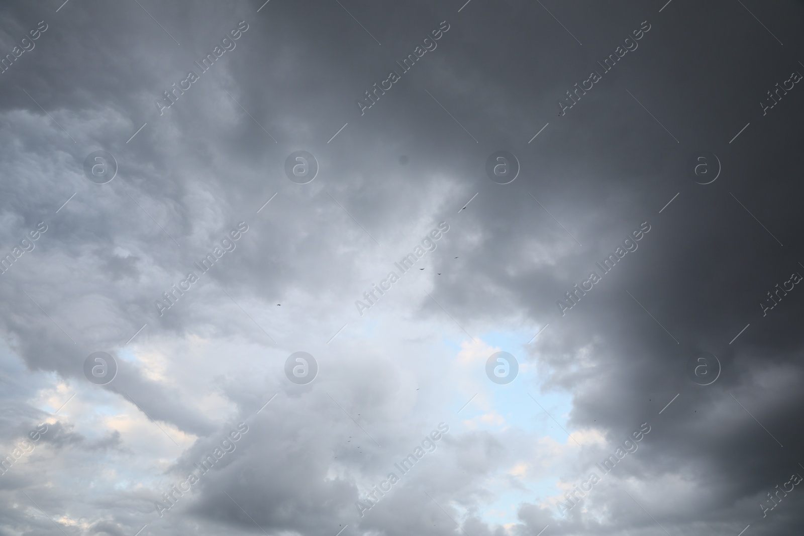 Photo of Picturesque view of sky with heavy rainy clouds