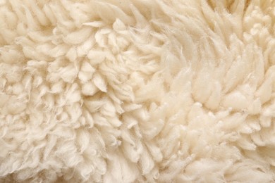 Photo of Texture of faux fur as background, top view