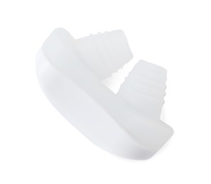 Anti-snoring device for nose on white background, top view