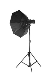 Photo of Studio lighting on white background. Food photography