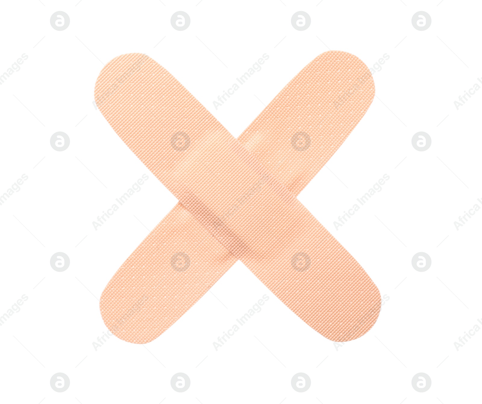 Medical sticking plasters isolated on white. First aid item Photo of Medical sticking plasters isolated on white. First aid item