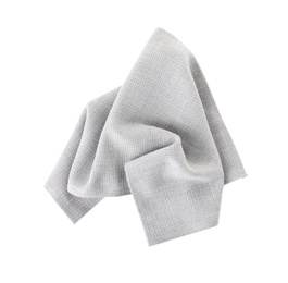 Photo of Fabric napkin for table setting on white background