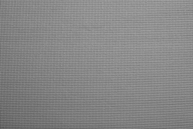 Grey sports mat texture as background, top view