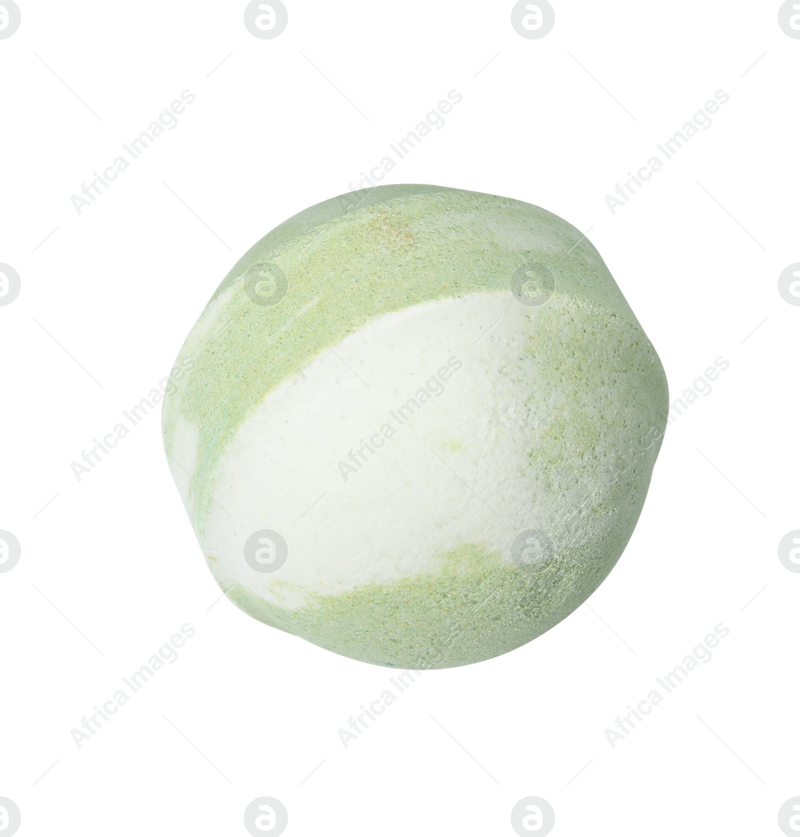 Photo of Bath bomb on white background. Spa product