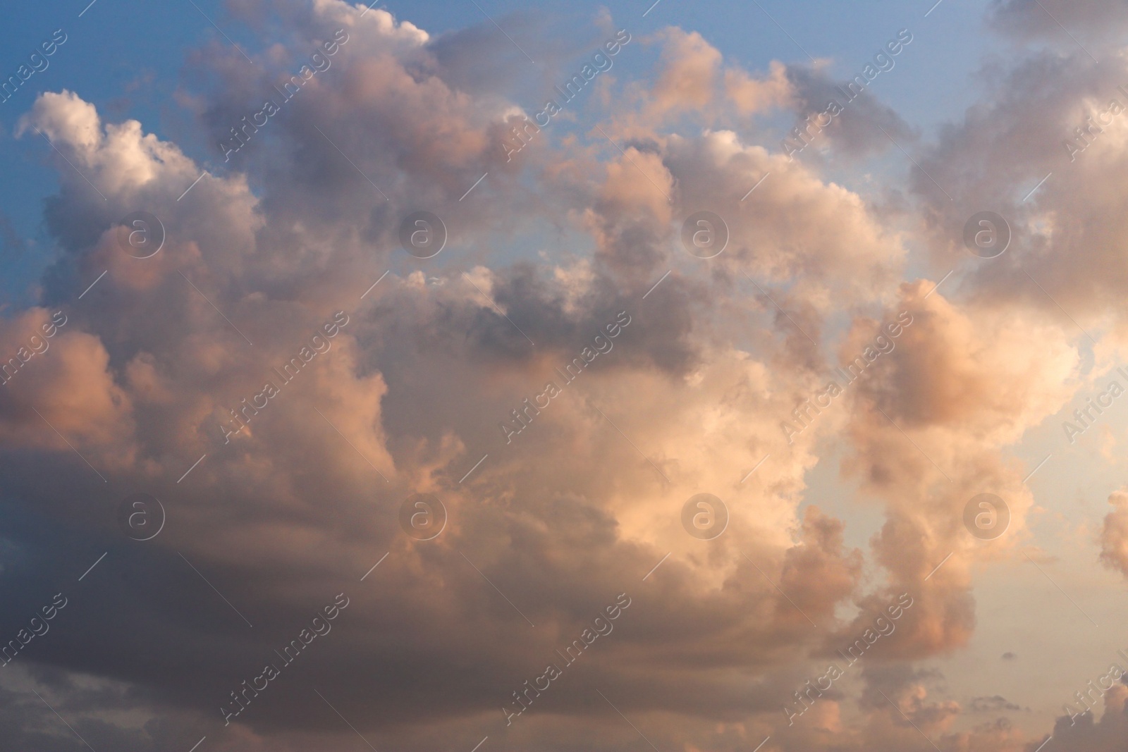Photo of Beautiful light clouds in blue summer sky