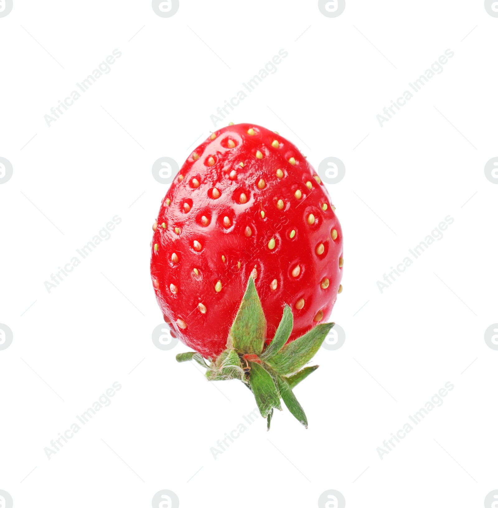 Photo of Delicious fresh ripe strawberry isolated on white