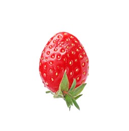 Photo of Delicious fresh ripe strawberry isolated on white