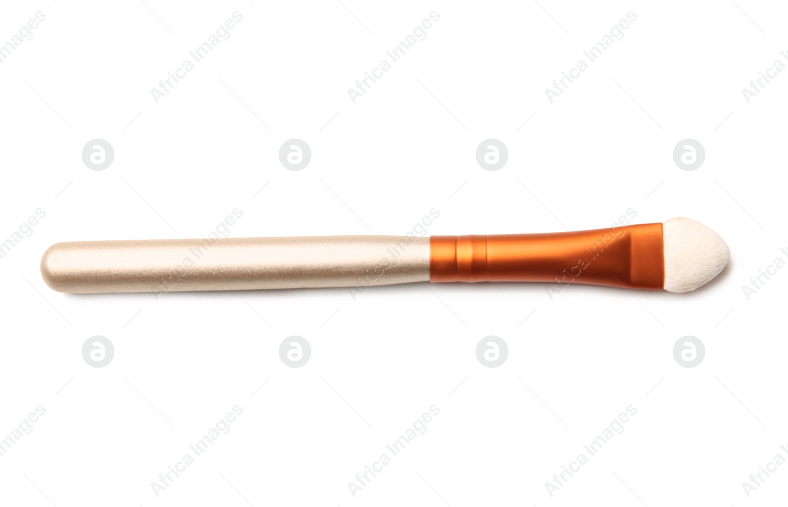 Photo of Makeup brush of professional artist on white background