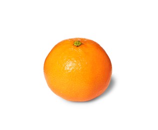 Photo of Fresh ripe juicy tangerine isolated on white