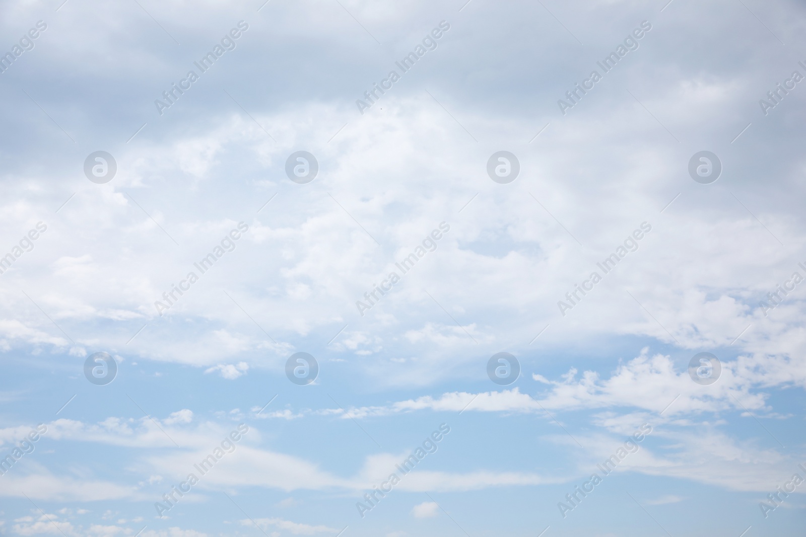 Photo of Beautiful view of blue sky with fluffy clouds