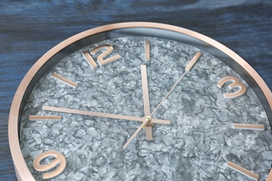 Photo of Big clock, closeup. Time change concept