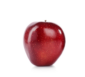 Photo of Fresh juicy red apple isolated on white